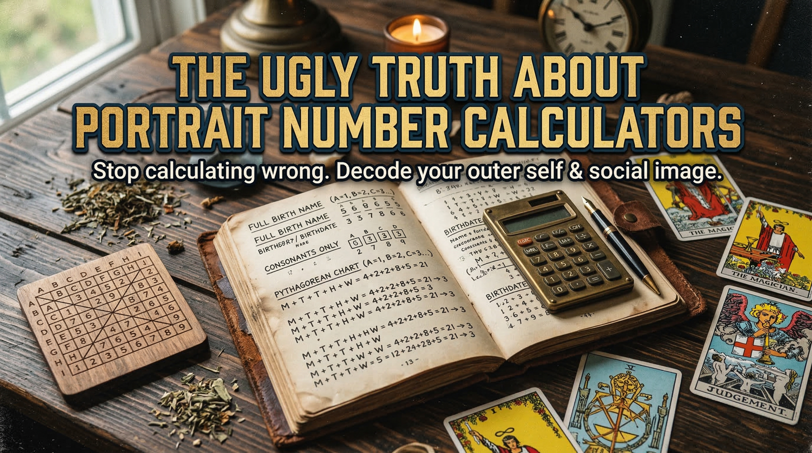 The Ugly Truth About Portrait Number Calculators (And How to Read Your Outer Self)