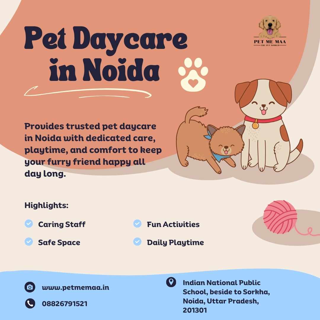 The Ultimate Pet Daycare in Noida: A Home Away from Home for Your Furry Friend