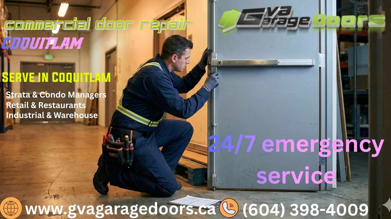 Built for Performance: Commercial Door Solutions That Keep Coquitlam Businesses Running
