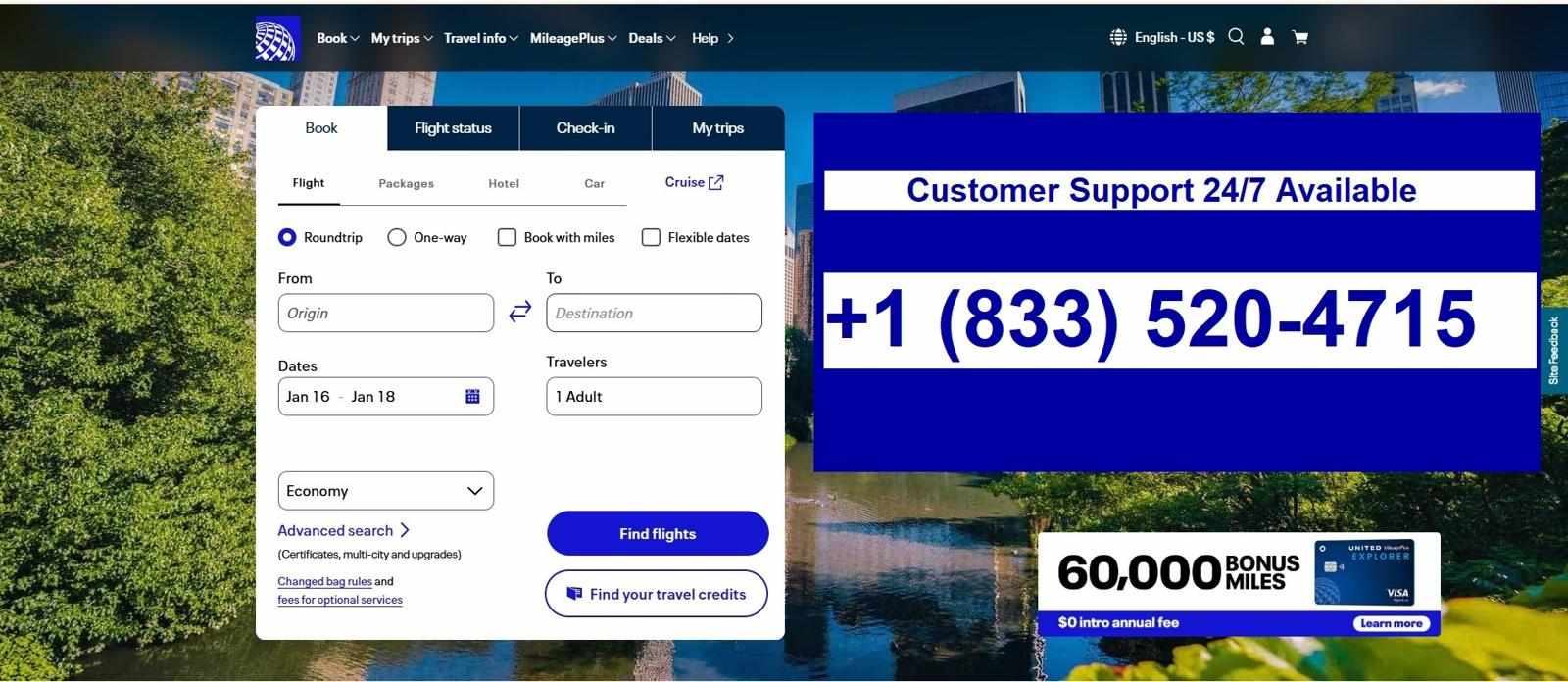 United Airlines Customer Service Toll-Free Number – Your Complete 24/7 Step-by-Step Guide