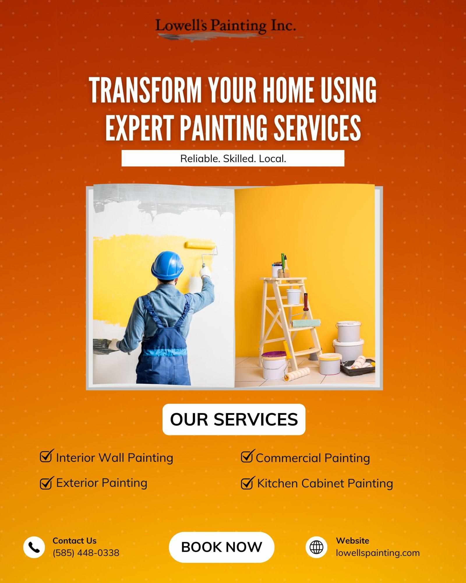 Transform Your Property with Lowell's Painting Inc.