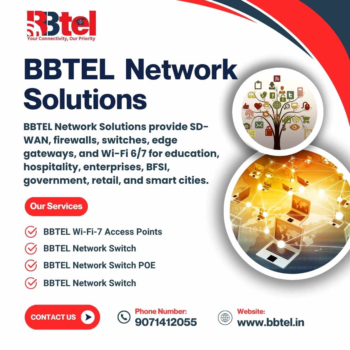 Enterprise Connectivity Solutions: Managed Internet, Secure Business Connectivity & High-Performance Fiber Broadband