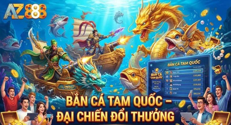 Bắn Cá Tam Quốc – Siêu Phẩm Bắn Cá Đổi Thưởng Đỉnh Cao Tại AZ888