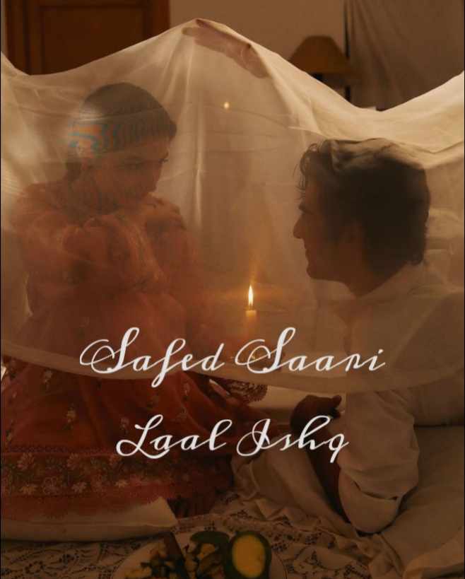 Safed saari laal ishq ✨