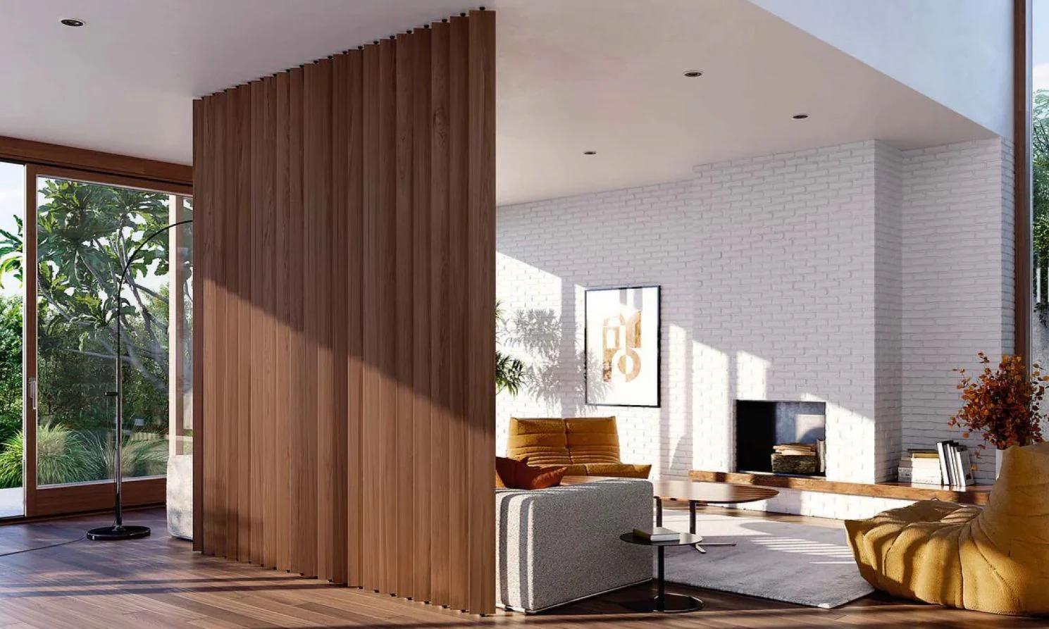 The low-key appeal of wood wall treatments in modern spaces