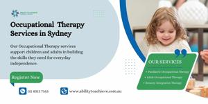Occupational Therapy Services in Sydney for Children, Youth & Adults