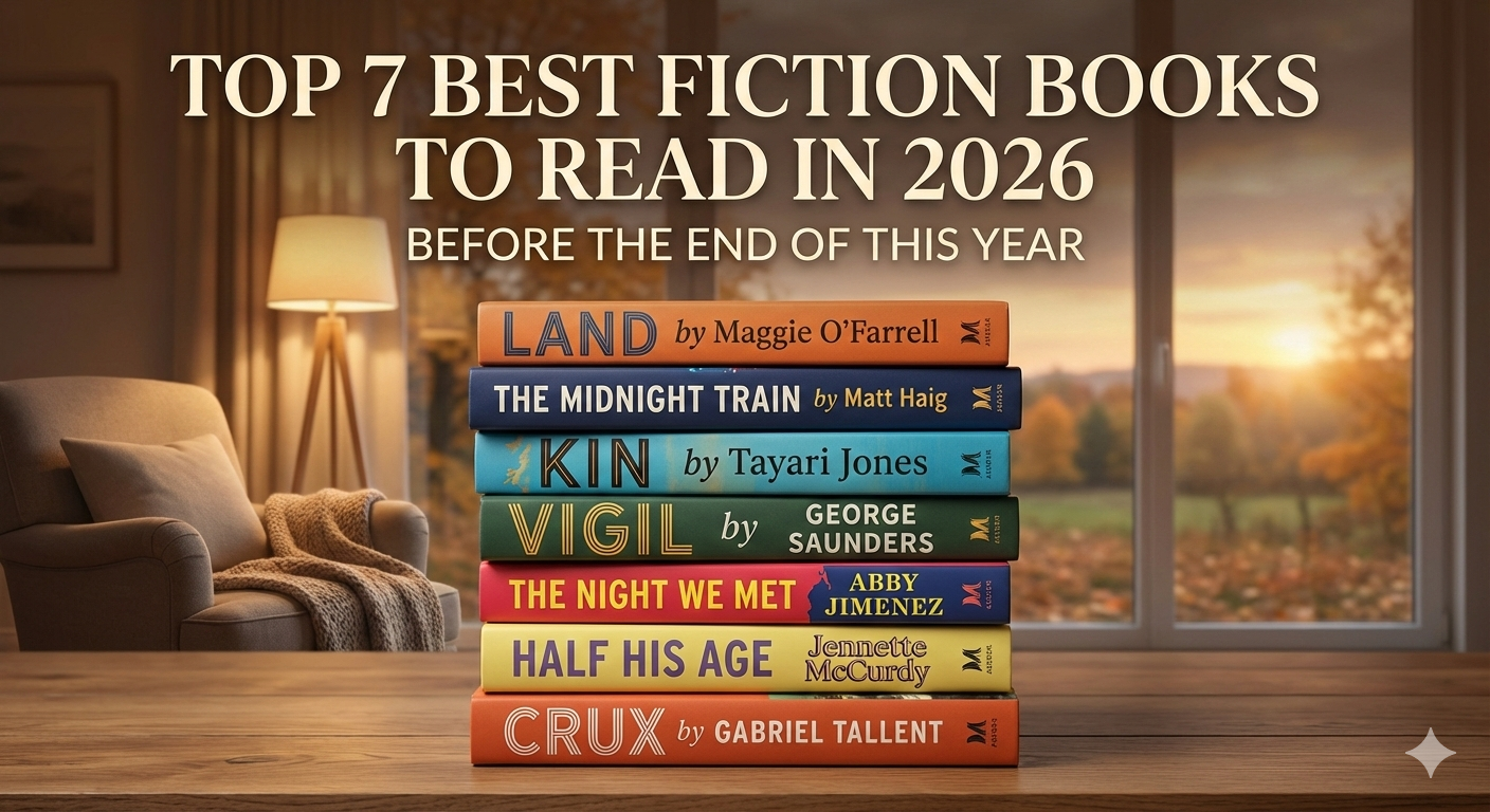 Top 7 Best Fiction Books to Read in 2026 Before the End of This Year