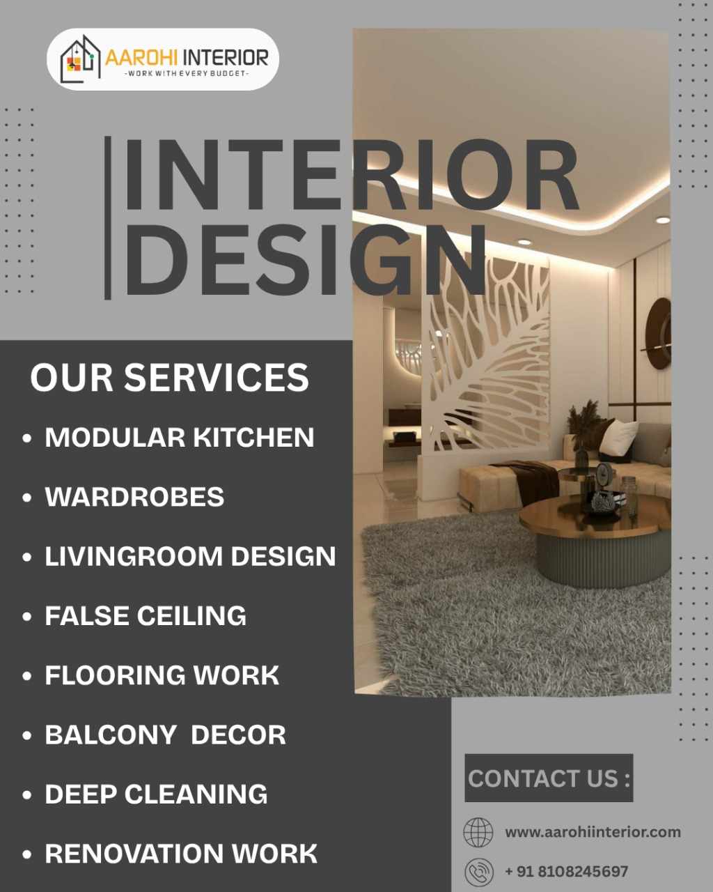 Aarohi-The Best Interior Designer in Gorakhpur