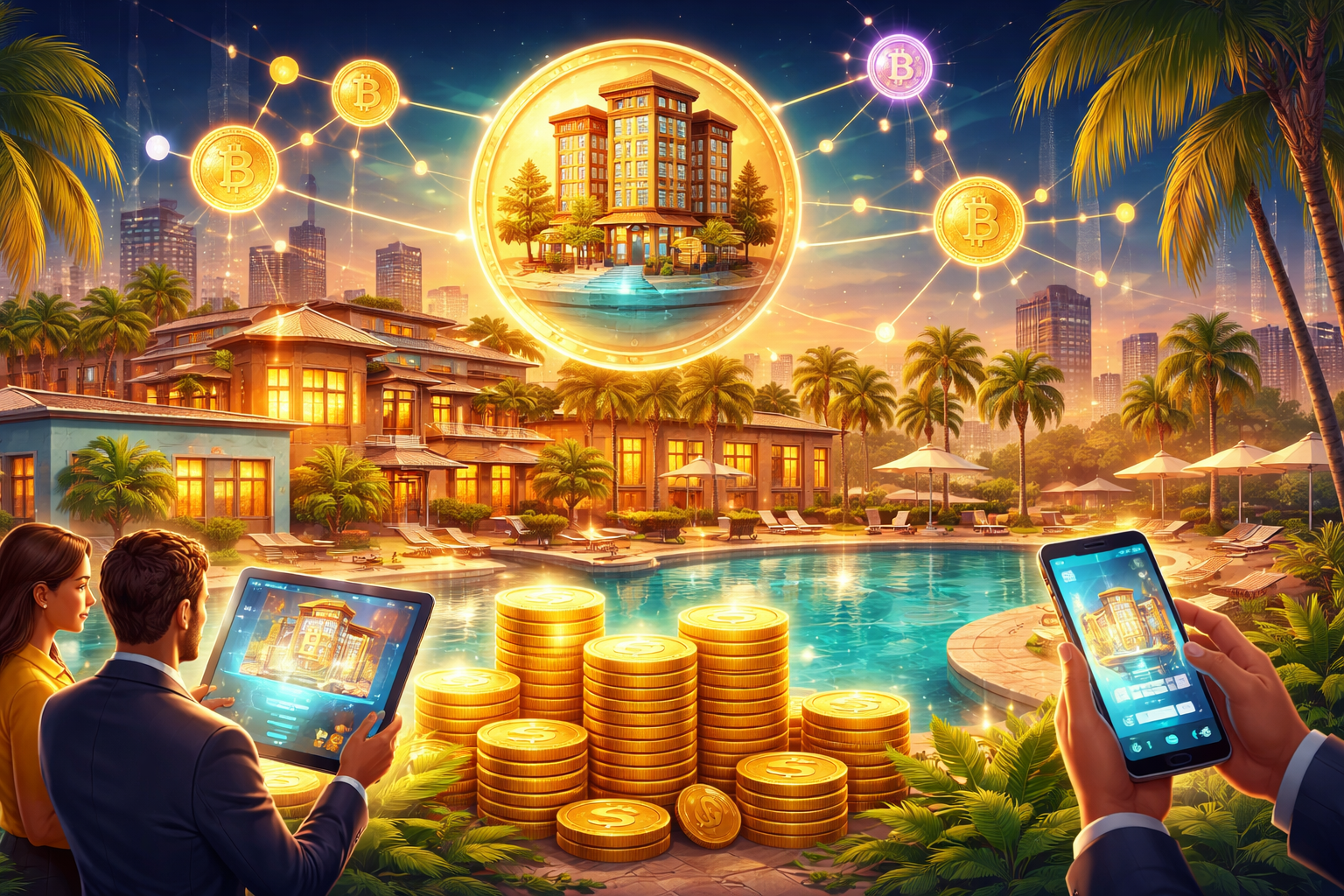 How does tokenization help hospitality businesses raise capital without traditional financing?