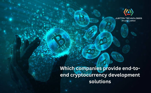 Which companies provide end-to-end cryptocurrency development solutions?