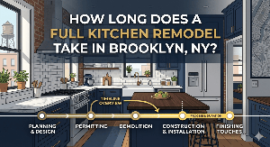 How Long Does a Full Kitchen Remodel Take in Brooklyn, NY?