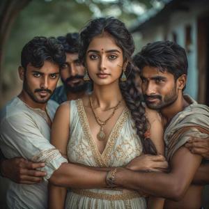 Priya enjoys with the carpenters at Home