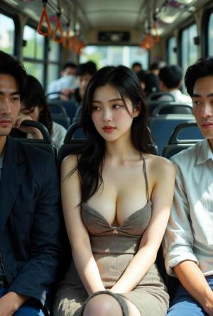 Vanja has Fun in Bus