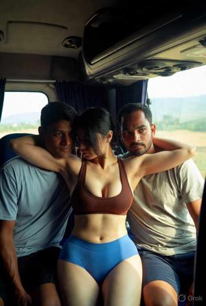 Ishika Chapter 7:  Ishika's Husband Joins Bus Fun