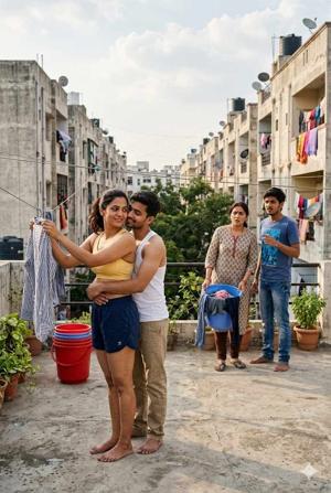 Bang, bang with Blind act, incest Angle Part III: Pallavi enjoys with Rahul's family and returns. Read 50% free in blog,