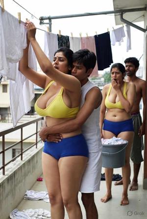 Sandhya's Sexcapades Part I: Sandhya's cuckold hubby encourages wife to enjoy.