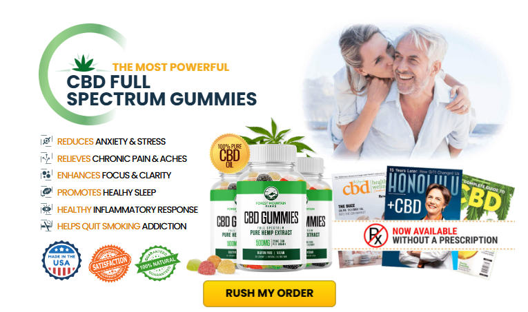 Forest Mountain Farms CBD Gummies – Premium Full-Spectrum CBD Chews for Relaxation, Anxiety & Daily Wellness – Lab-Tested & Non-GMO