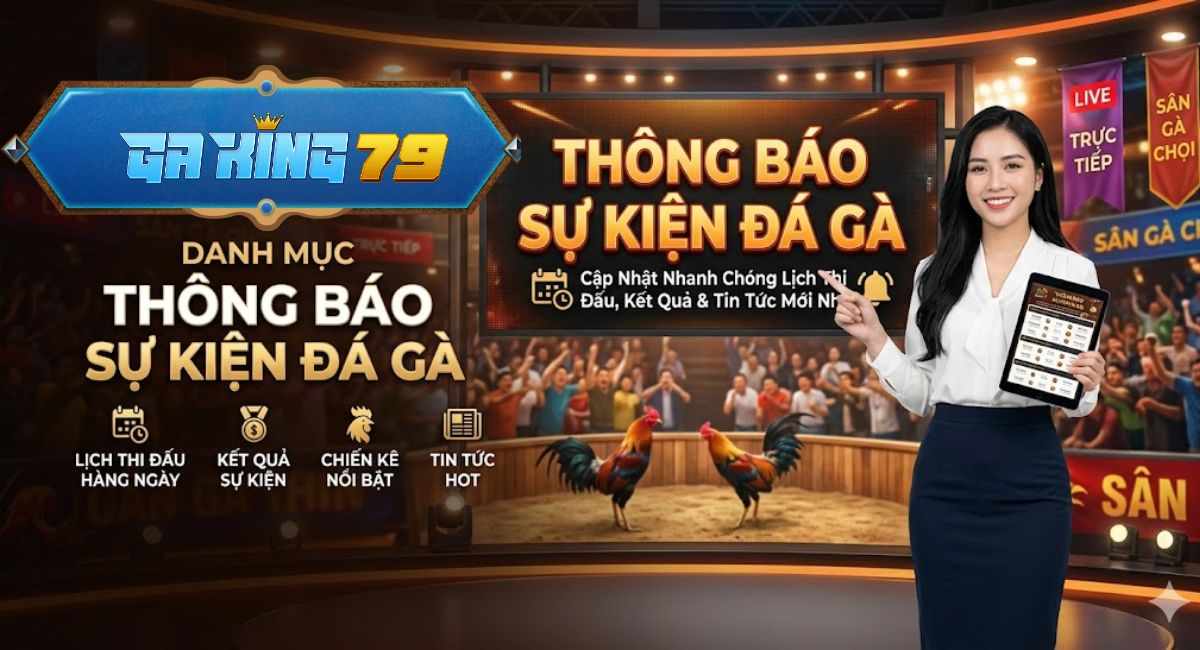 Thông Báo Các Sự Kiện, Giải Đá Gà Tại Các Trường Gà Thomo Trên GAKING79
