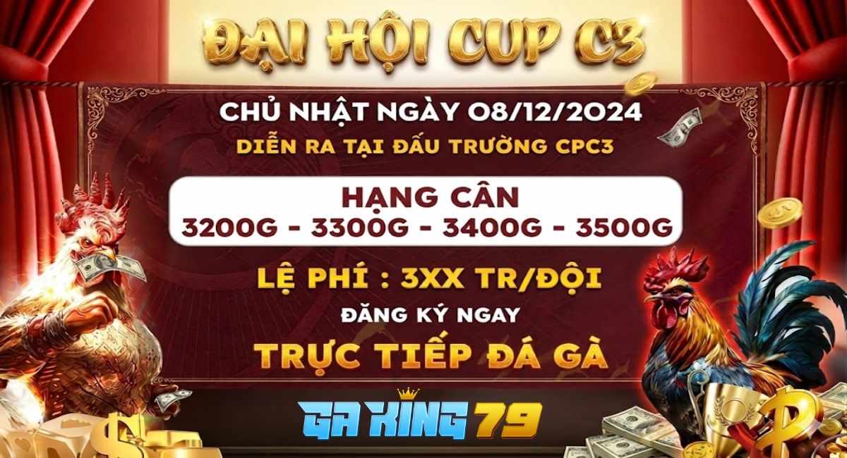 GAKING79 [Thông Báo] Đại Hội Cup CPC3 Ngày 8/12/2024