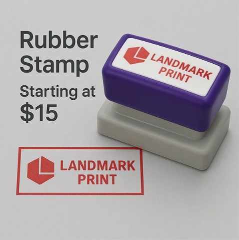 Company Stamp Maker: Your Fastest Way to Professional Branding by Landmark Print