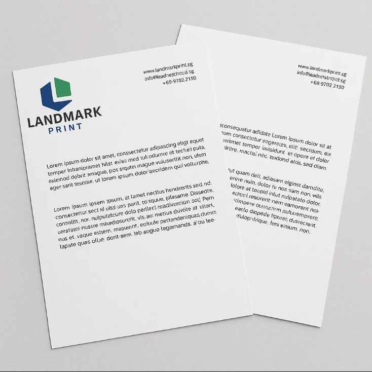 Company Letterhead Printing That Elevates Your Brand | Landmark Print