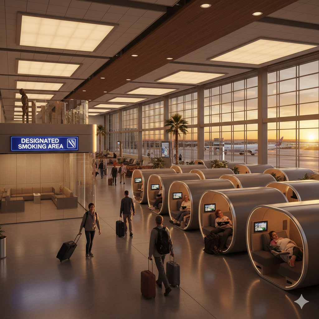 DFW Airport Smoking Area & Sleeping Pods: Complete 2025 Traveler Guide