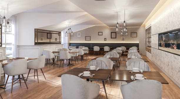 An Empty Luxurious Restaurant