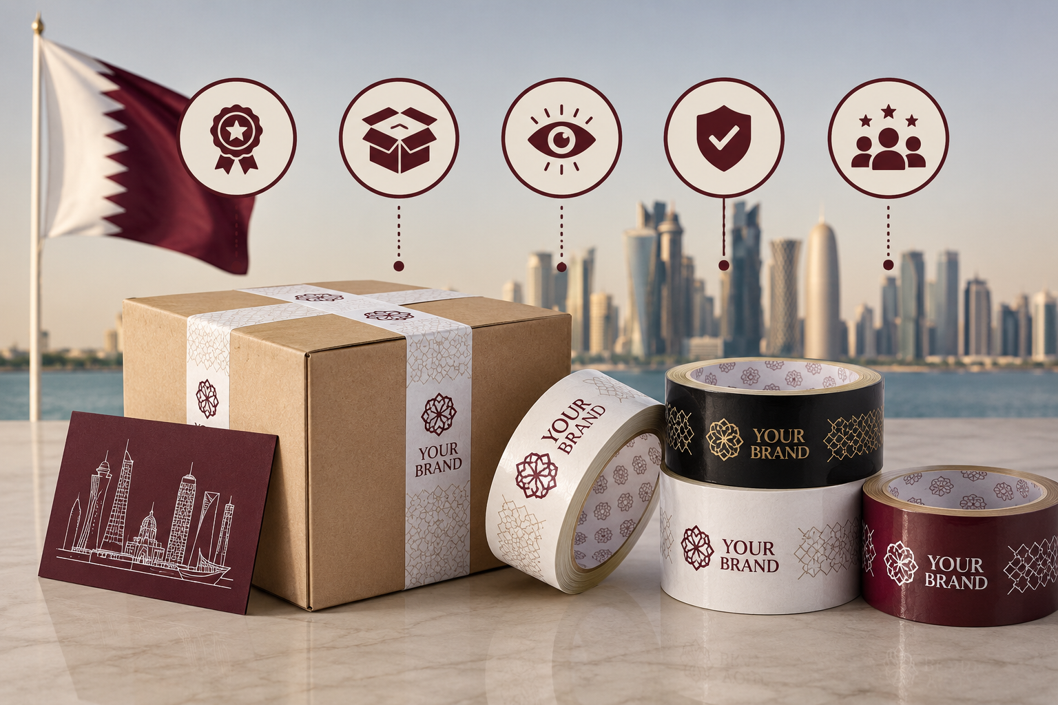 5 Reasons Custom-Printed Tapes Improve Product Presentation in Qatar