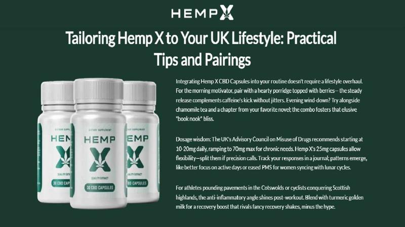 Hemp X CBD Capsules Advanced Formula (Consumer Reports Experience) Is It Safe & Effective?