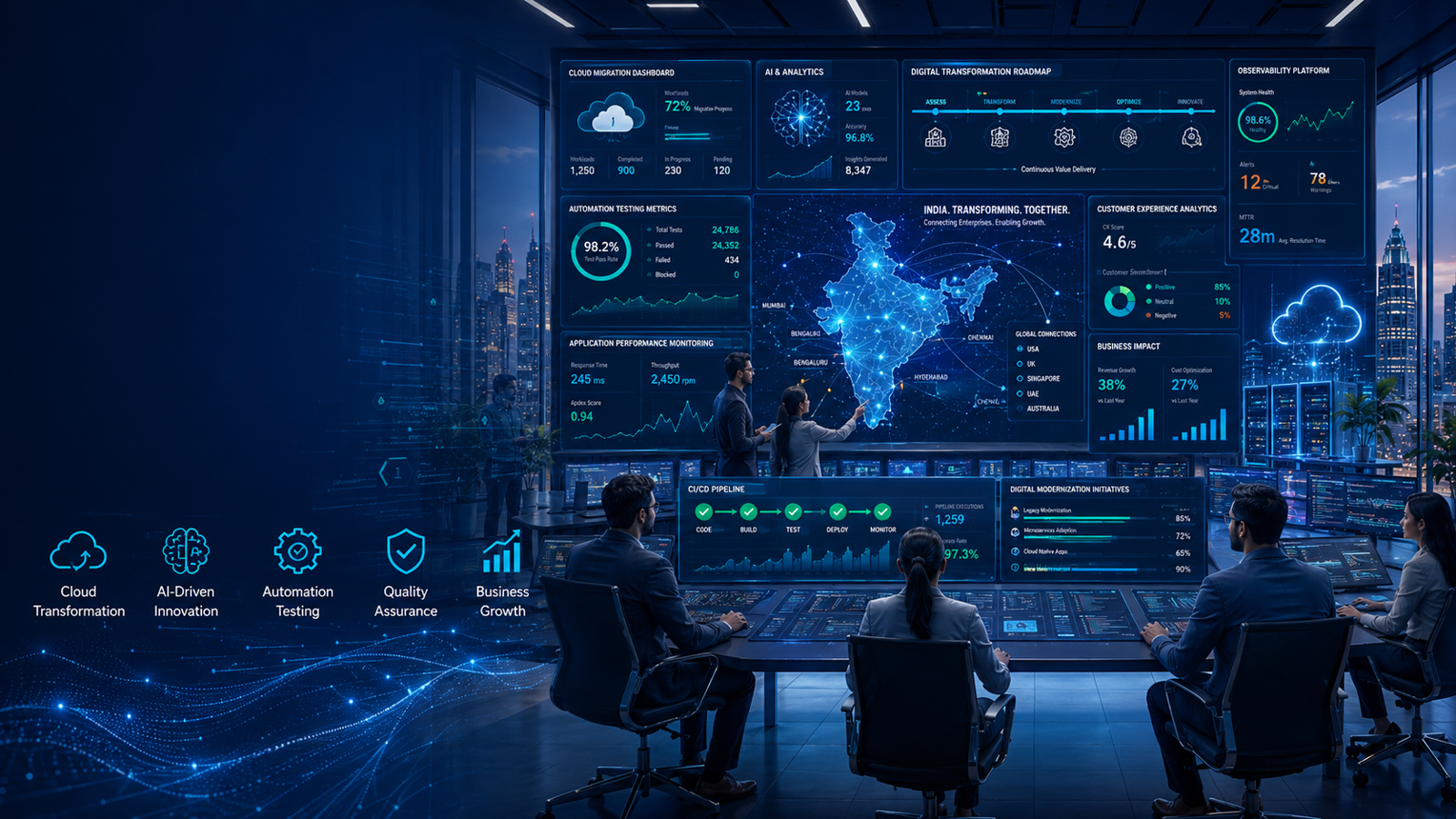 Top Digital Transformation Companies in India That Also Deliver Serious Testing Services