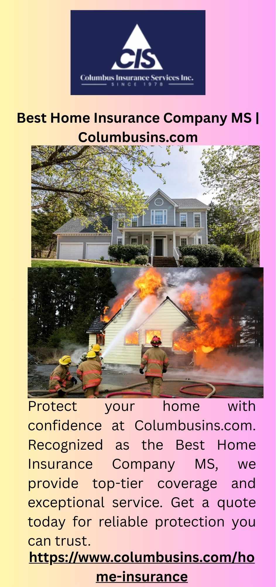 Best Home Insurance Company MS | Columbusins.com