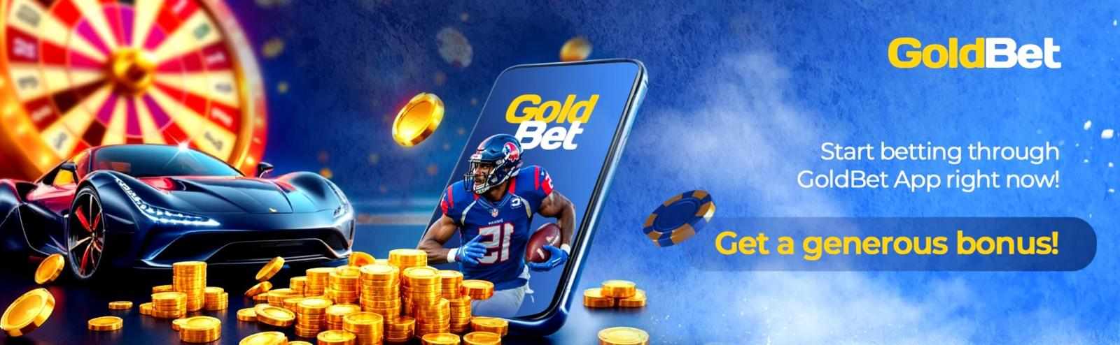 Goldbet Register Bonus on First Cricket ID