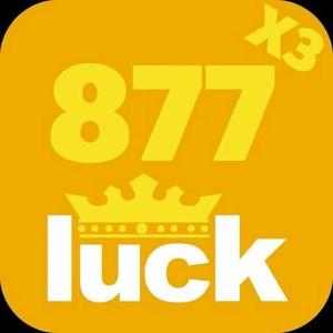 877 luck logo