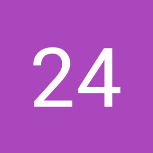 24 Aastha logo
