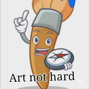 Art not Hard logo