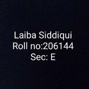 Laiba Siddiqui E logo